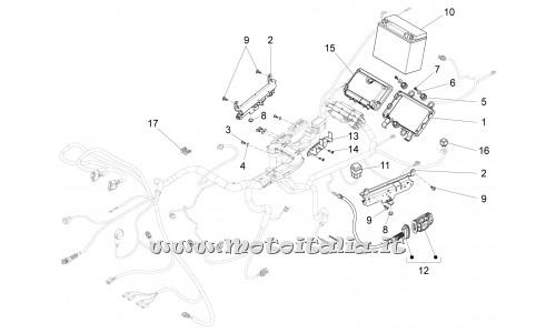 Parts Moto Guzzi California 1400 Touring ABS-2012-2014-post Electrical system.
