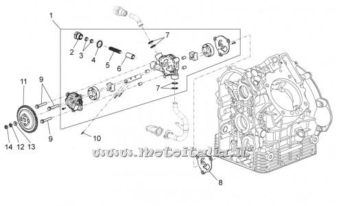 ricambio per Moto Guzzi Griso 1200 8V 2007-2013 - Rosetta 6,4x12 - GU03013800