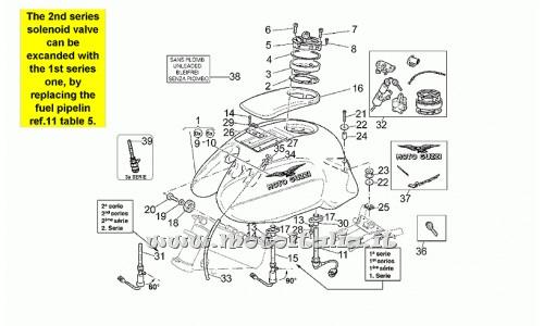Ricambi Moto Guzzi-Sport-Mandello 1100 1999-2001-Serbatoio carburante