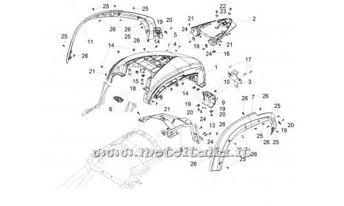 ricambio per Moto Guzzi FLYING FORTRESS MY16 EMEA - Rosetta 15x5,5X1,2 - AP8150382