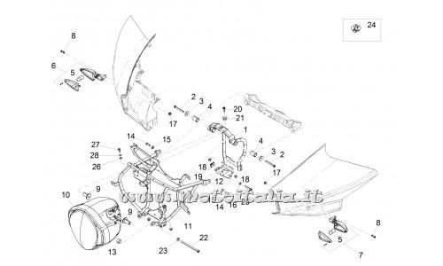 ricambio per Moto Guzzi FLYING FORTRESS MY16 EMEA - Rosetta ferro piana 6,6x18x1,6 - AP8150016
