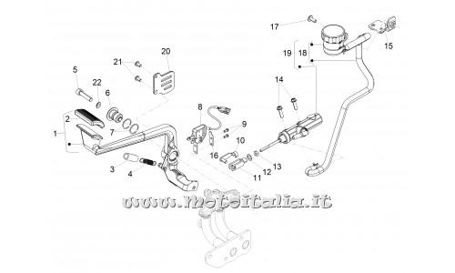 Moto Guzzi Parts-FLYING FORTRESS MY16 EMEA-rear brake pump
