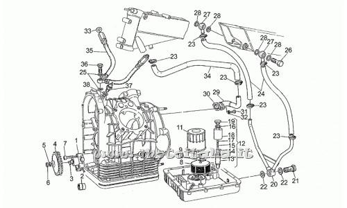 ricambio per Moto Guzzi Sport Carburatori 1100 1994-1996 - Pompa olio - GU30146400