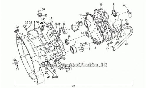 parts for Moto Guzzi 1100 Sport carburetor from 1994 to 1996 - Rosetta knurled 6,4x10x0,7 - GU14217901