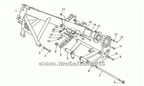 parts for Moto Guzzi 1100 Sport carburetor from 1994 to 1996 - Rosetta 10,5x16x1 - GU19149800