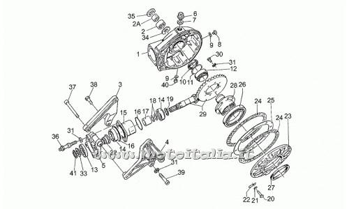 parts for Moto Guzzi Sport 1100 Carburetors 1994-1996 - aluminum gasket - GU10528900