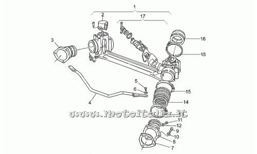parts for Moto Guzzi 1100 Sport Corsa 1998-1999 - Rosetta 6,25x10x1,5 - GU95100116