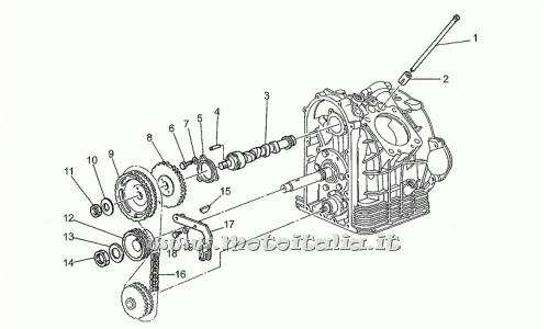 parts for Moto Guzzi 1100 Sport Corsa 1998-1999 - Stick - GU91702355