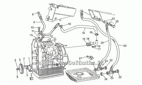 parts for Moto Guzzi 1100 Sport Corsa 1998-1999 - oil return pipe - GU01154600