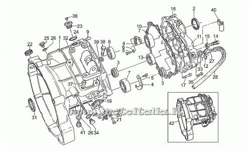 parts for Moto Guzzi 1100 Sport Corsa 1998-1999 - ball AF/AS 25x52 - GU92218424