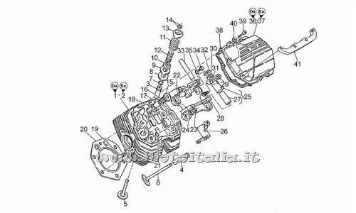 parts for Moto Guzzi 1100 Sport Corsa 1998-1999 - intake valve - GU37036005