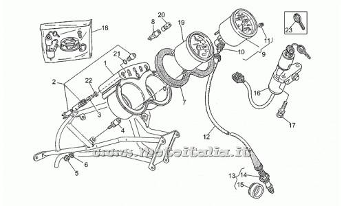 parts for Moto Guzzi 1100 Sport Corsa 1998-1999 - Reference 90 ° 0 - GU17768360