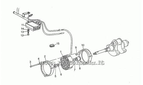 Moto Guzzi Parts Injection-Sport-1100 1996-1999 alternator - regulator