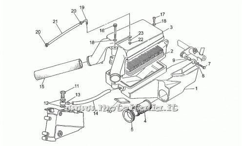 Moto Guzzi Parts Injection-Sport-1100 1996-1999 Air Filter