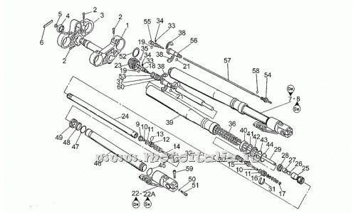 parts for Moto Guzzi 1100 Sport Injection 1996-1999 - Slat adjustment - GU01530512
