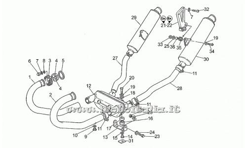 parts for Moto Guzzi 1100 Sport Injection 1996-1999 - Screw - GU98054412