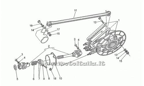 parts for Moto Guzzi 1100 Sport Injection 1996-1999 - Screw M10x59 - GU37357706