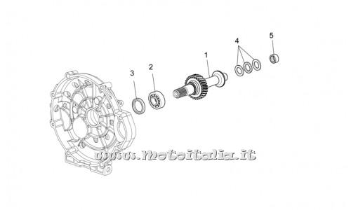 parts for Moto Guzzi 1200 Sport 8V 2008-2013 - Bearing 25x52x15 spheres - GU92201226