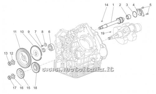 parts for Moto Guzzi 1200 Sport 8V 2008 to 2013 - Driving gear - 874 799