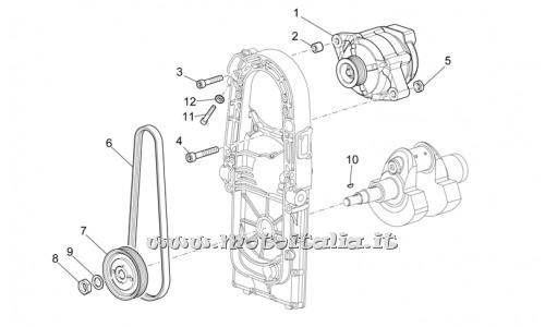 parts for Moto Guzzi 1200 Sport 8V 2008-2013 - M10x1,5 nut - GU92660012