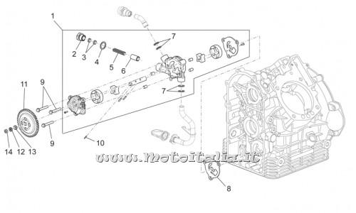 parts for Moto Guzzi 1200 Sport 8V 2008-2013 - 2x13,8 Spina - 874 801