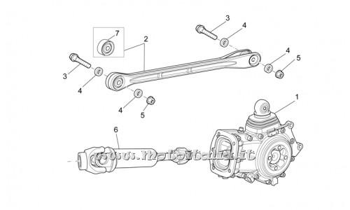 parts for Moto Guzzi 1200 Sport 8V 2008-2013 - TE flanged screw M10x55 - AP8152410