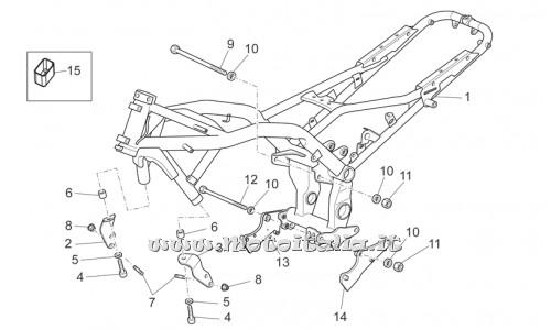 parts for Moto Guzzi 1200 Sport 8V 2008-2013 - autobloc.flang nut. - AP8152301