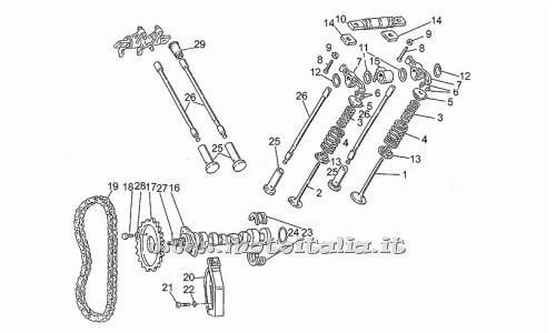 parts for Moto Guzzi 650 1987-1989 - Rosetta - GU95129115