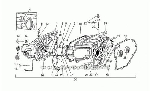 Parts Moto Guzzi-Police-1A Series PA-750 1992-1994 Gearbox