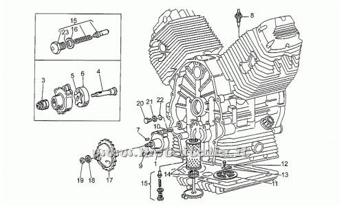 Moto Guzzi Parts-Police-PA Series 2A 750-1995-2001 Oil Pump