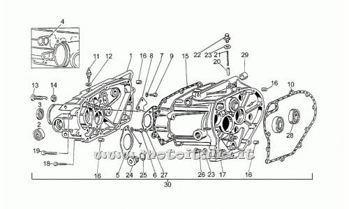 Parts Moto Guzzi-Police-PA Series 2A 750-1995-2001 Gearbox