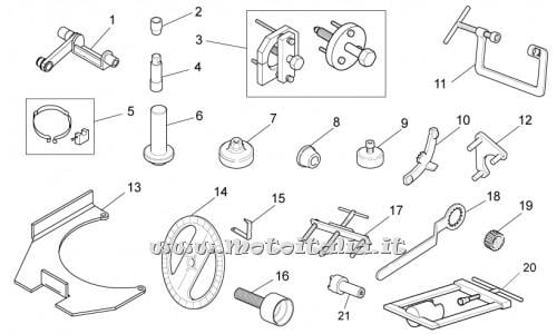 parts for Moto Guzzi Breva 1200 2007 - cup lid and strainer - GU01929100
