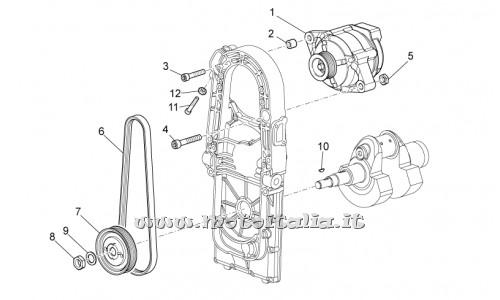 parts for Moto Guzzi Breva 1200 2007 - Rosetta 16,25x24,5x5 - GU30714201
