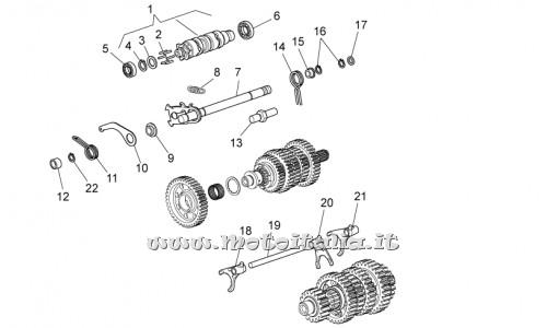 parts for Moto Guzzi Breva 1200 2007 - ball bearing 25x42x9 - GU92201025