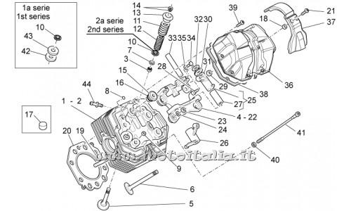 parts for Moto Guzzi Breva 1200 2007 - Plate sup. - GU01038060