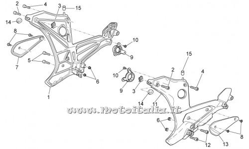 parts for Moto Guzzi Breva 1200 2007 - Allan head screw M8x25 - GU98692425