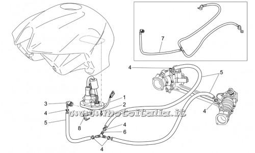 parts for Moto Guzzi Breva 750 IE 2003-2009 - three-way connection - AP8120116
