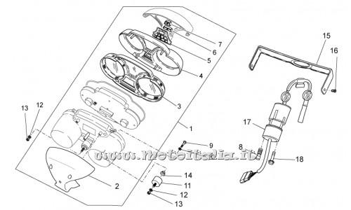 parts for Moto Guzzi Breva 750 IE 2003-2009 - Rosetta 6,4x13x1,5 - GU95005306