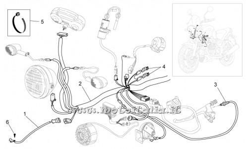 Ricambi Moto Guzzi-Breva IE 750 2003-2009-Impianto elettrico ant