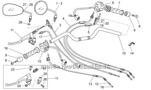 parts for Moto Guzzi Breva 750 IE 2003-2009 - Allan head screw - GU98680340