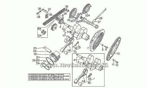 ricambio per Moto Guzzi California 1100 1994-1997 - Rosetta 8,4X13X0,8 - GU14615901