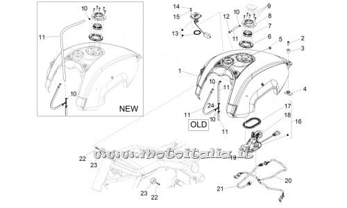 ricambio per Moto Guzzi California 1400 Custom ABS - Sensore livello benz. - B063706