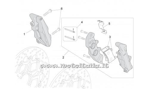 parts for Moto Guzzi California 1400 Touring ABS - TE flanged screw M10x55 - AP8152414