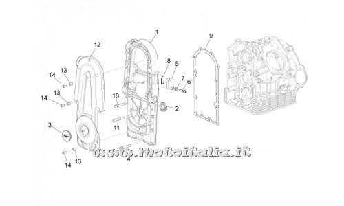 parts for Moto Guzzi California 1400 Touring ABS - cover gasket - 976 478