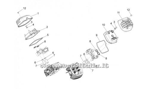 parts for Moto Guzzi California 1400 Touring ABS - screw head cover - 887 956