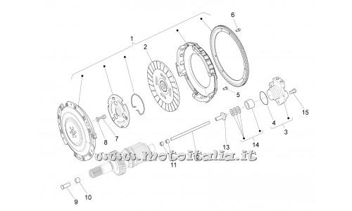 parts for Moto Guzzi California 1400 Touring ABS - Kit thrust bearing - 976 696