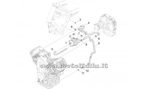 parts for Moto Guzzi California 1400 Touring ABS - TBEI screw M5x9 - AP8150500