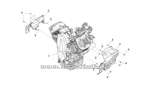 parts for Moto Guzzi California 1400 Touring ABS - cover starter - B06314300XNH