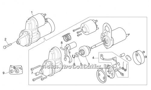parts for Moto Guzzi California Alum.-Tit. PI Cat. 1100 2003-2004 - Pinion cpl. - GU30530510