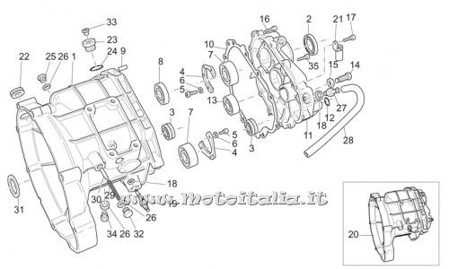 parts for Moto Guzzi California Alum.-Tit. PI Cat. 1100 2003-2004 - Allan head screw ribass. M6x25 - GU98882325